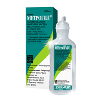 МЕТРОГИЛ р-р д/ин. (фл.) 5мг/мл - 100мл 1 шт. МЕТРОГИЛ р-р д/ин. (фл.) 5мг/мл - 100мл 1 шт.