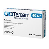 ТЕЛЗАП таб п/об 40мг 30 шт.