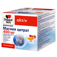 ДОППЕЛЬГЕРЦ АКТИВ МАГНИЯ ЦИТРАТ пор. 400мг n40