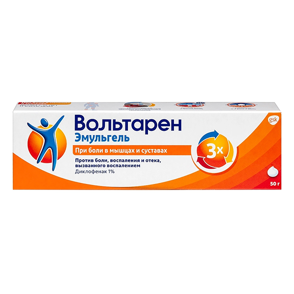ВОЛЬТАРЕН эмульгель (туба) 1% - 50г n1