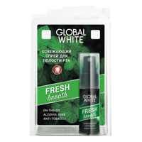 ГЛОБАЛ ВАЙТ (GLOBAL WHITE) спрей д/полости рта 15мл Арбузный