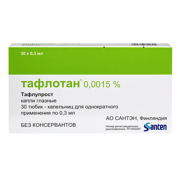 ТАФЛОТАН капли гл. (тюб.-кап.) 0.3мл n30