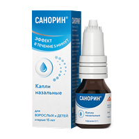 САНОРИН капли назал. (фл.-кап.) 0.1% - 10мл 1 шт. САНОРИН капли назал. (фл.-кап.) 0.1% - 10мл 1 шт.