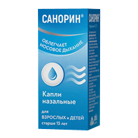 САНОРИН капли назал. (фл.-кап.)  0.1% - 10мл n1