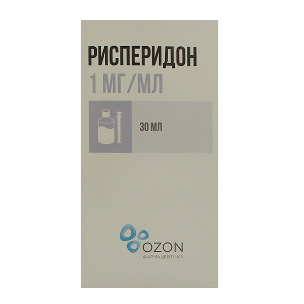 РИСПЕРИДОН р-р (фл.) 1мг/мл - 30мл 1 шт.
