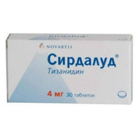 СИРДАЛУД таб 4мг 30 шт.