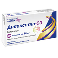 ДАПОКСЕТИН таб п/об 30мг 30 шт.