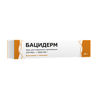 БАЦИДЕРМ пор. наружн. (фл.) 10г