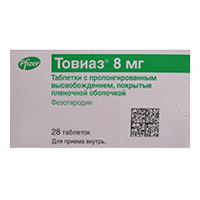 ТОВИАЗ таб 8мг 28 шт.