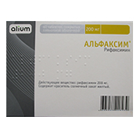 АЛЬФАКСИМ таб п/об 200мг 40 шт.