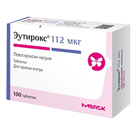 Эутирокс таб. 112мкг №100