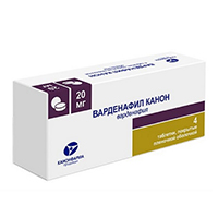 ВАРДЕНАФИЛ таб п/об 20мг n4