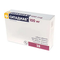 СИТАДИАБ таб п/об 100мг 28 шт.
