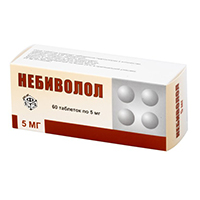 НЕБИВОЛОЛ таб 5мг 60 шт.