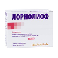 ЛОРНОЛИОФ пор. д/ин. (фл.) 8мг n5