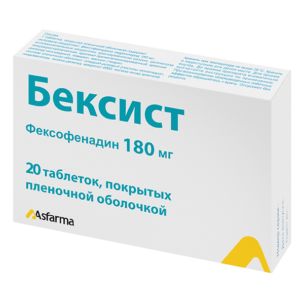 БЕКСИСТ таб п/об 180мг n20