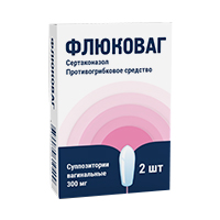 ФЛЮКОВАГ супп. ваг. 300мг n2