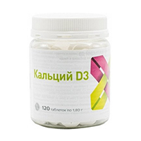 КАЛЬЦИЙ-Д3 (БАД) таб n120