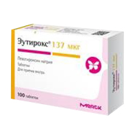 Эутирокс таб. 137мкг №100