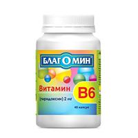 БЛАГОМИН ВИТАМИН В6 капс. n40