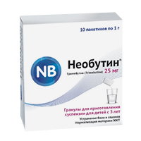 НЕОБУТИН гран. д/сусп. (пак.) 25мг n10