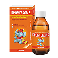 БРОМГЕКОМБ экспекторант сироп 100мл n1