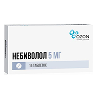 НЕБИВОЛОЛ таб 5мг 14 шт.