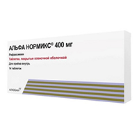 АЛЬФА НОРМИКС таб п/об 400мг 14 шт.