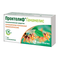 ПРОКТОЛИФ ГАМАМЕЛИС свечи n10