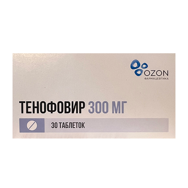 ТЕНОФОВИР таб п/об 300мг n30