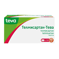 ТЕЛМИСАРТАН таб 40мг 90 шт.