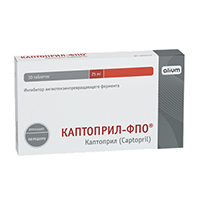 КАПТОПРИЛ таб 50мг n30