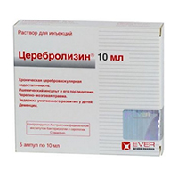 ЦЕРЕБРОЛИЗИН р-р д/ин. (амп.) 10мл 5 шт.