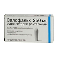 САЛОФАЛЬК свечи 250мг 10 шт.