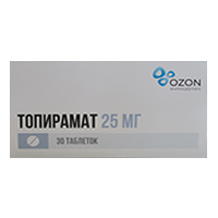 ТОПИРАМАТ таб п/об 25мг n28