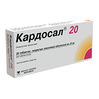 КАРДОСАЛ таб п/об 20мг 28 шт.