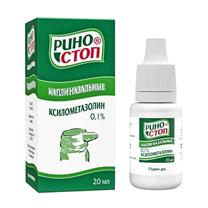 РИНОСТОП капли назал. (фл.) 0.1% - 20мл 1 шт. РИНОСТОП капли назал. (фл.) 0.1% - 20мл 1 шт.