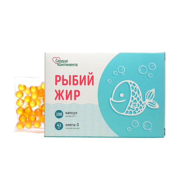 РЫБИЙ ЖИР капс. 370мг 100 шт.