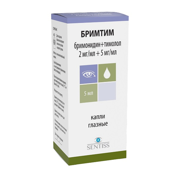 БРИМТИМ капли гл. (фл-кап.) 2мг+5мг/мл - 5мл 1 шт. БРИМТИМ капли гл. (фл-кап.) 2мг+5мг/мл - 5мл 1 шт.