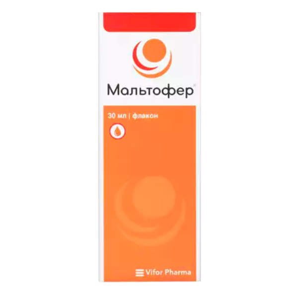 МАЛЬТОФЕР капли (фл.) 50мг/мл - 30мл 1 шт.