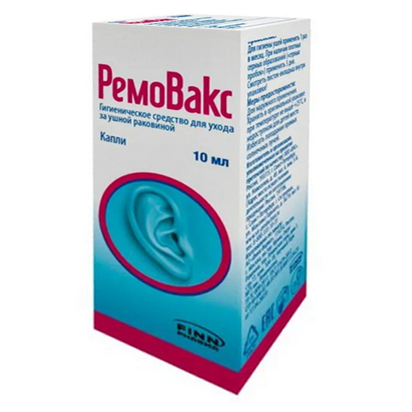 РЕМО-ВАКС капли ушные 10мл