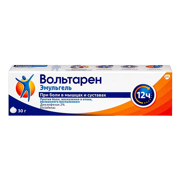 ВОЛЬТАРЕН эмульгель (туба) 2% - 30г 1 шт.