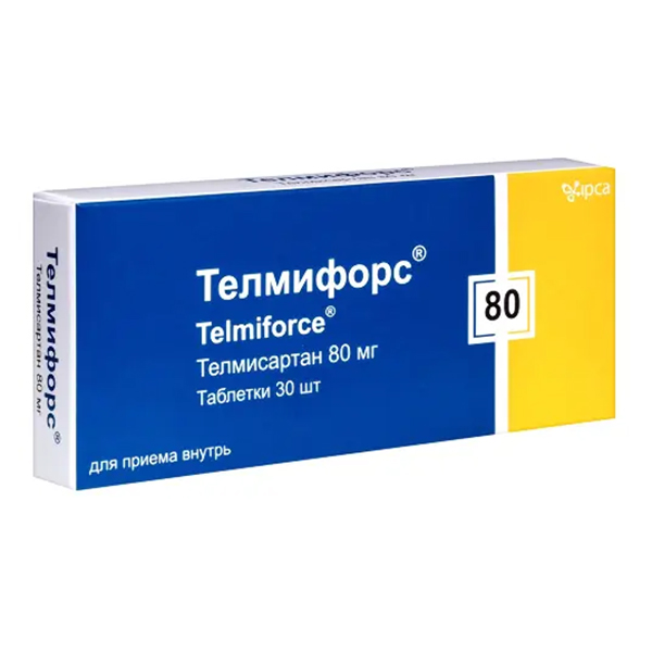 ТЕЛМИФОРС таб 80мг 30 шт.