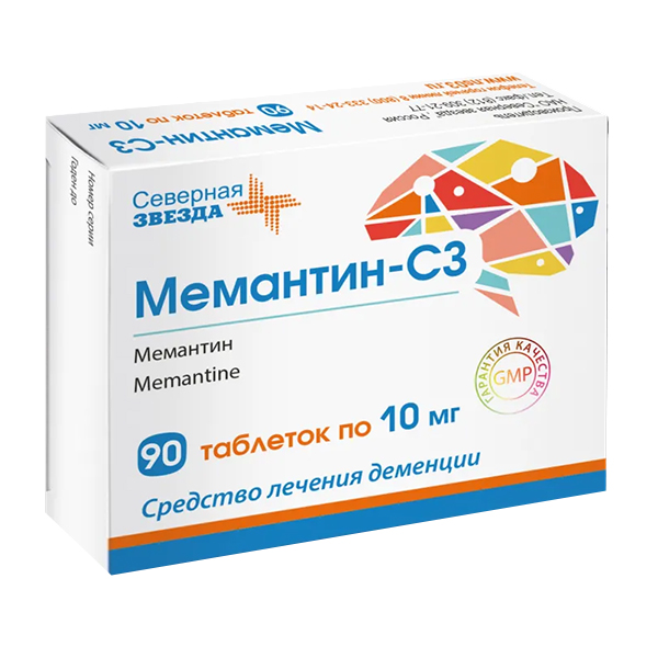 МЕМАНТИН таб п/об 10мг 30 шт.