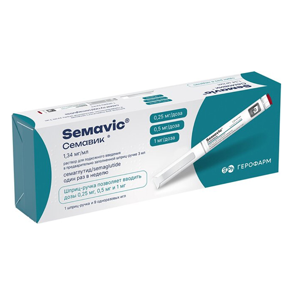 СЕМАВИК р-р д/ин. (шприц-ручка) 3мл n1
