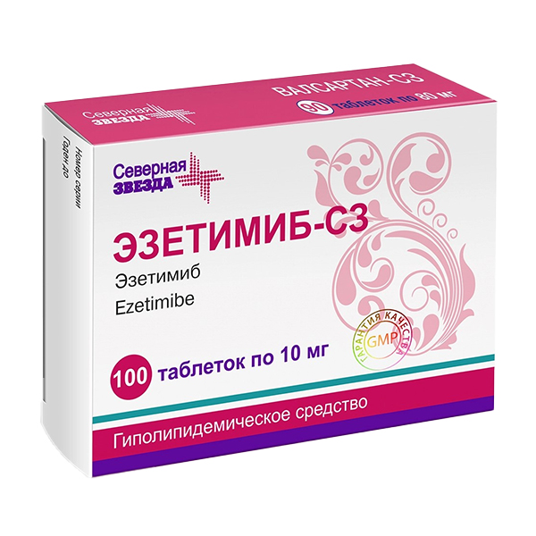 ЭЗЕТИМИБ таб 10мг 30 шт.