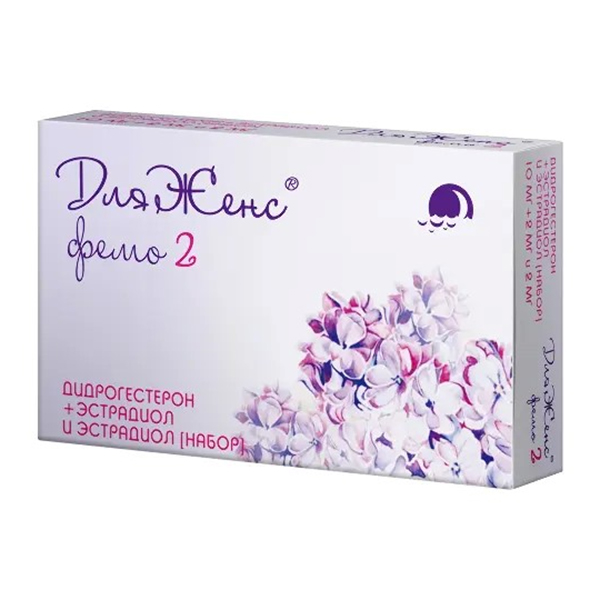 ДЛЯЖЕНС ФЕМО таб п/об 10мг+2мг+2мг 28 шт.