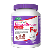 БЭБИ ФОРМУЛА МИШКИ Железо паст. n60