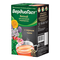 ЧАЙ Вердиогаст с черным чаем (ф/пак.) 1.5г n20