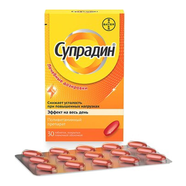 СУПРАДИН АКТИВ КОЭНЗИМ таб шип. n15